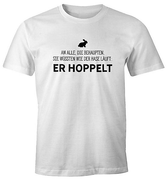MoonWorks Print-Shirt Herren T-Shirt Spruch an günstig online kaufen