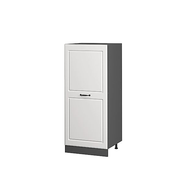 Vicco Hochschrank R-Line Küchenkommode Weiß Landhaus/Anthrazit 60 cm günstig online kaufen