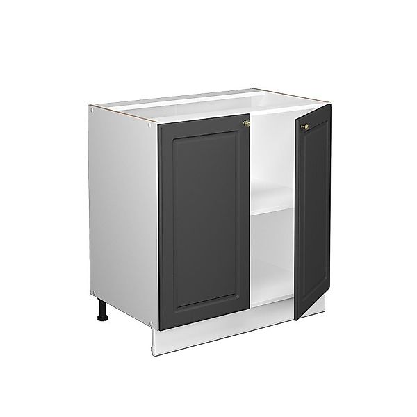 Vicco Midischrank Fame-Line, Anthrazit-Gold/Weiß, 80x81.6cm mit günstig online kaufen