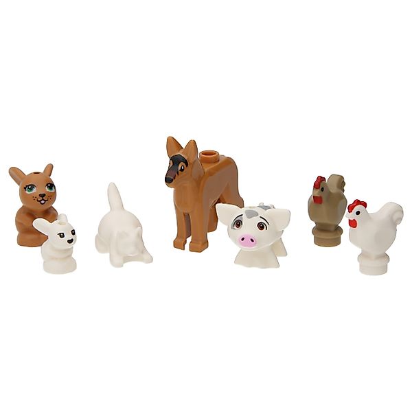 LEGO® 7 LEGO Bauernhof Tiere Spielbausteine günstig online kaufen