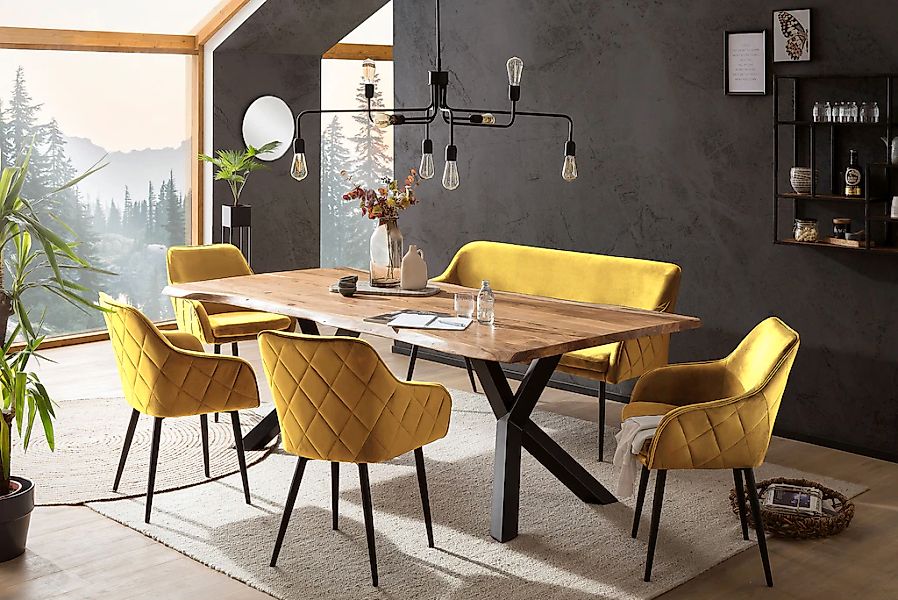 SalesFever Eckbankgruppe "Eckbankgruppe im Landhausstil" Set, 6 Stk. tlg. R günstig online kaufen