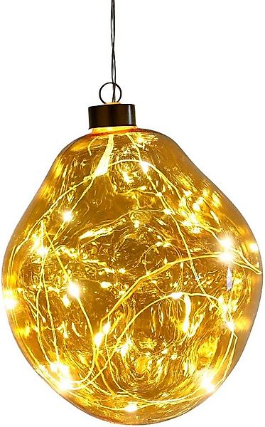 Leonique Dekokugel Birdelle, mit LED Beleuchtung, Weihnachtsdeko in organis günstig online kaufen
