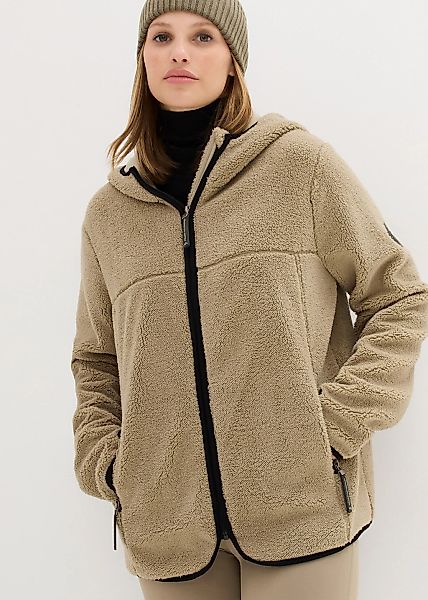 bonprix Fleecejacke mit Kapuze günstig online kaufen