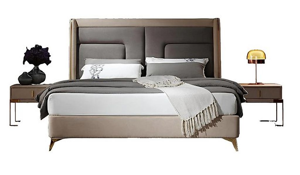 Xlmoebel Bett Hochwertiges Schlafzimmerbett mit stilvollem Design, gepolste günstig online kaufen