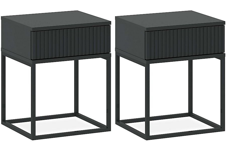 KONSIMO® Nachttisch RECTUS Nachtschrank, Modern, hergestellt in der EU (2-S günstig online kaufen