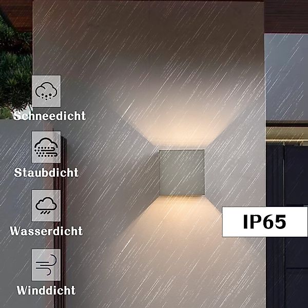 Nettlife LED Wandleuchte Wandleuchte Modern Up günstig online kaufen