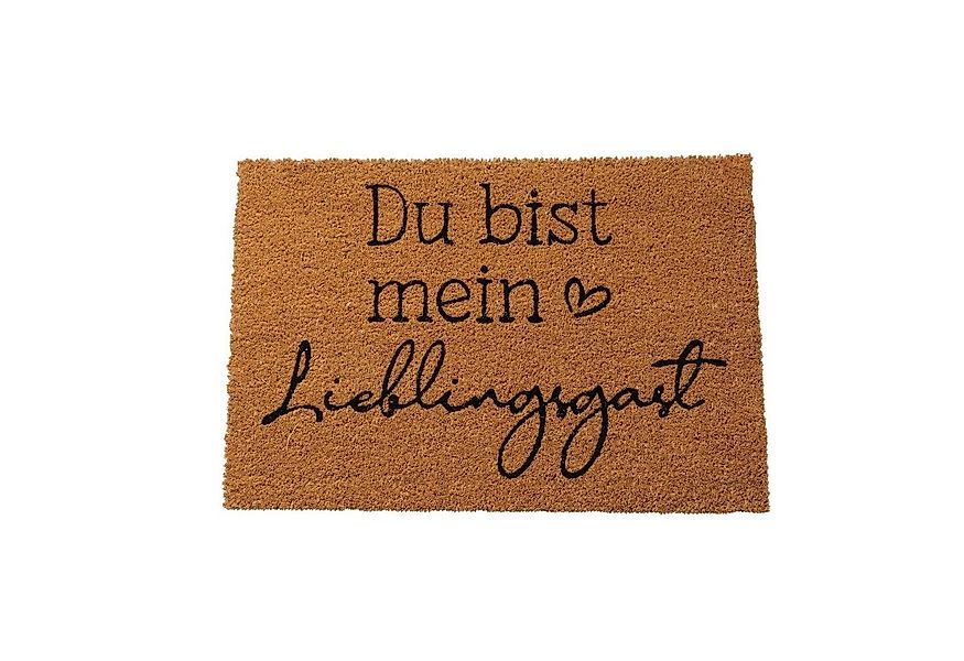 BOLTZE Fußmatte Fußmatte aus Kokos 60x40 cm Aufschrift Du bist mein Lieblin günstig online kaufen