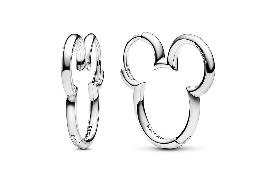 Pandora Paar Creolen Disney Micky Maus Silhouette Silber günstig online kaufen