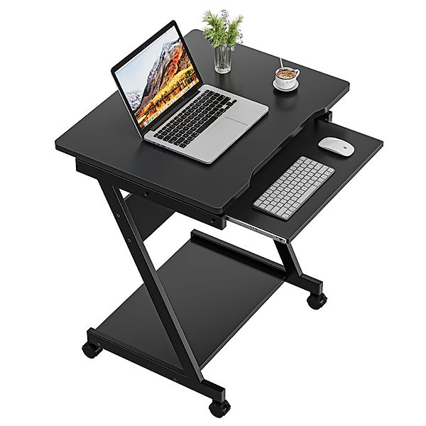 OUNUO Computertisch Schreibtisch Computertisch mit Rollen günstig online kaufen