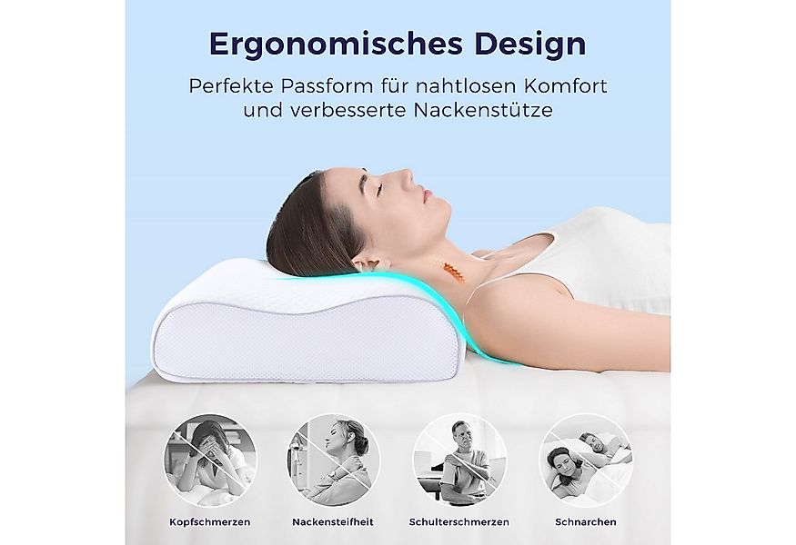 Elegear Nackenstützkissen nackenkissen orthopädisch, memory foam kissen, or günstig online kaufen