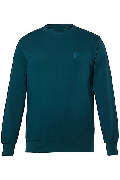 Men Plus Sweatshirt Sweatshirt Basic Rundhalsausschnitt günstig online kaufen