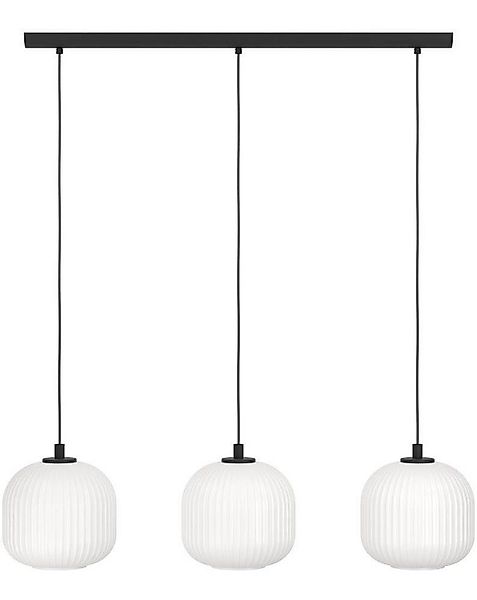 EGLO Hängeleuchte MANTUNALLE Pendellampe, Stahl, Glas, IP20, E27, Esstischl günstig online kaufen