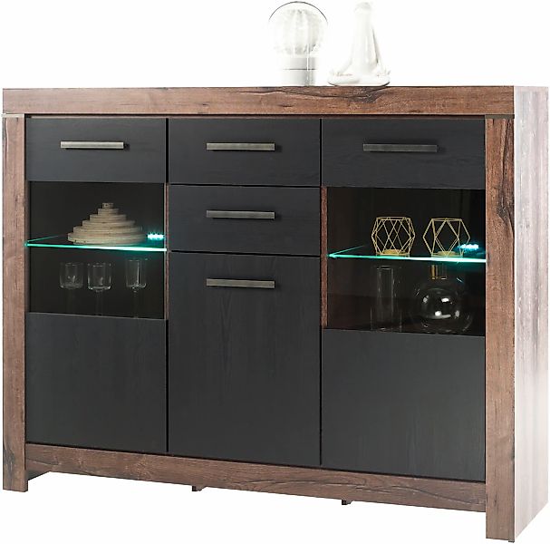 HBZ Highboard "Balin mit LED-Beleuchtung, BxHxT 160x125x45 cm" 1 Stk. tlg. günstig online kaufen