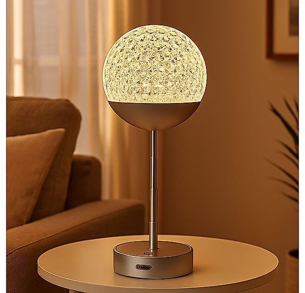 GLOBO LIGHTING LED Tischleuchte, Leuchtmittel inklusive, Warmweiß, Tischlam günstig online kaufen