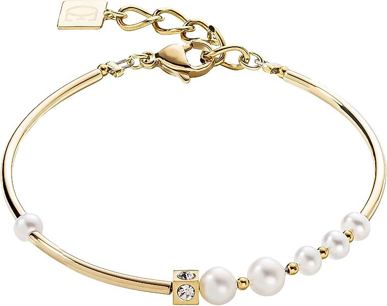 COEUR DE LION Armband Schmuck Geschenk Edelstahl Asymmetrie Würfelkette, Ma günstig online kaufen