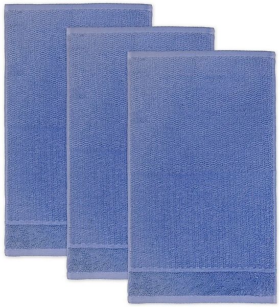 Möve for frottana Gästehandtücher Pearl, Walkfrottier (3-St), mit Perloptik günstig online kaufen