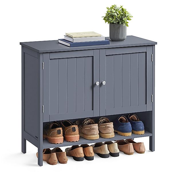 VASAGLE Schuhschrank moderner Landhausstil, mit höhenverstellbaren günstig online kaufen