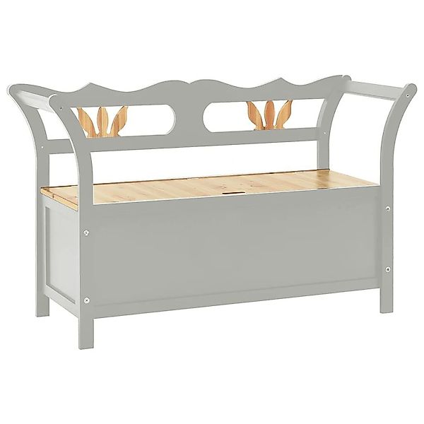 furnicato Truhenbank Sitzbank Grau 107x45x75,5 cm günstig online kaufen