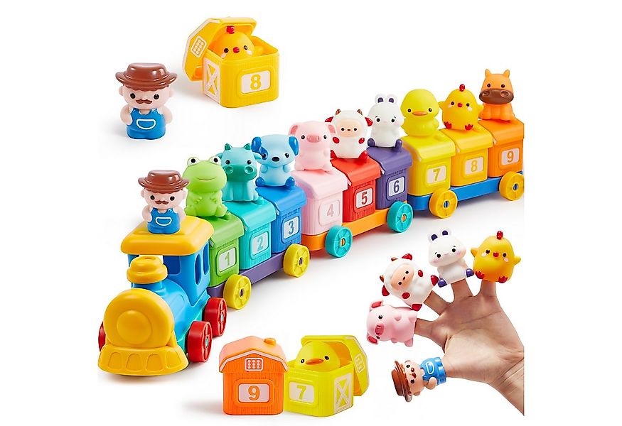 Play-Act Play-Act Montessori Baby Spielzeug ab 1 2 3 Jahr Spielbausteine günstig online kaufen