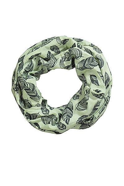Ulla Popken Halstuch Loop Federmuster Schlauchschal günstig online kaufen