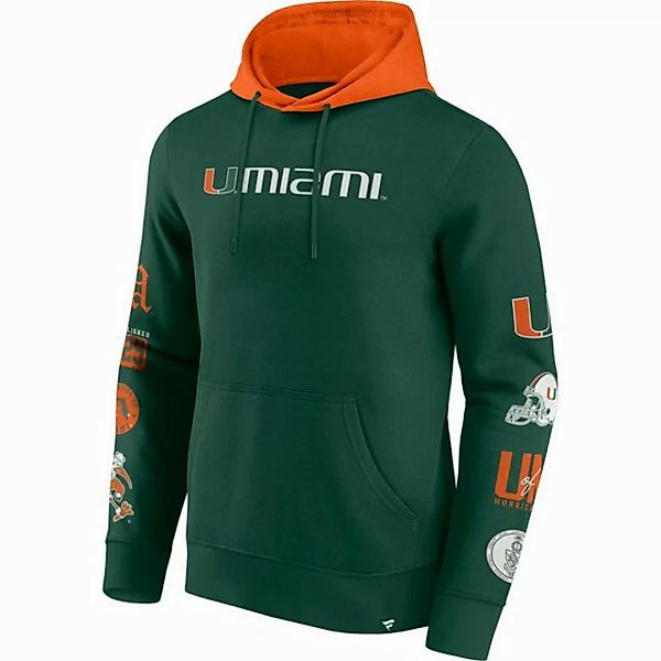 Fanatics Kapuzenpullover Miami Hurricanes NCAA Sleeve Patches günstig online kaufen