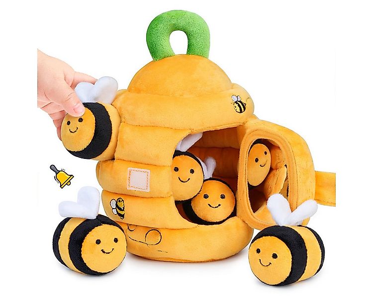 Welikera Lernspielzeug Baby Spielzeug,Baby Bienenstock mit 5 Bienen Sensori günstig online kaufen