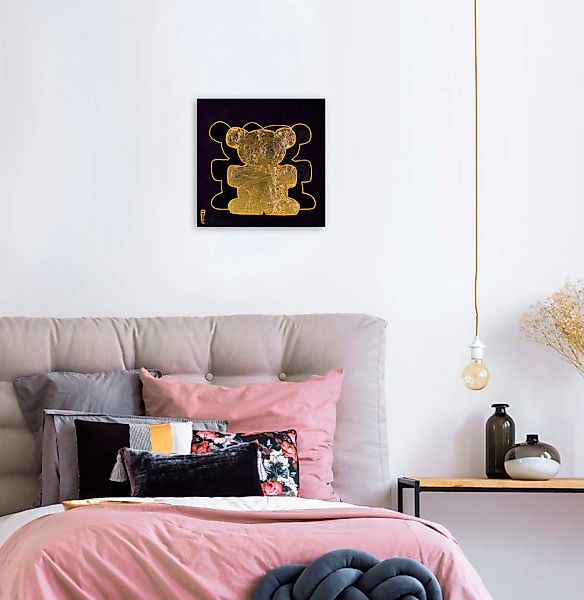 queence Leinwandbild »Bears III«, Bär-Bären-Kunst, (1 St.), Premium-Leinwan günstig online kaufen