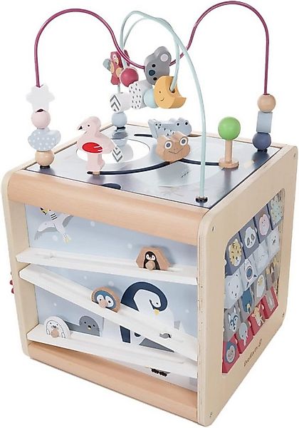 EverEarth® Lernspielzeug 6-in-1 Aktivitätscenter Wilde Tiere aus Holz – Mot günstig online kaufen