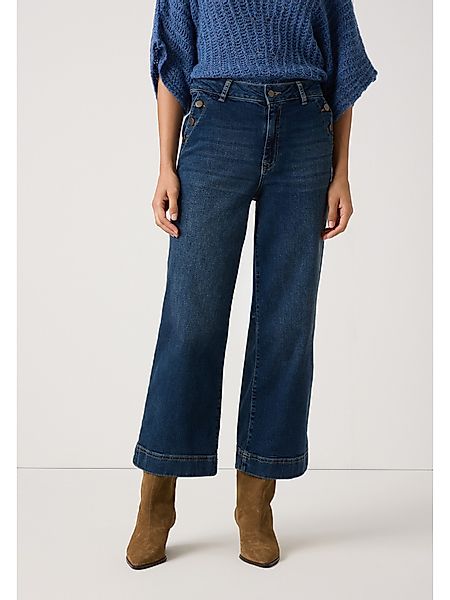 MORE&MORE Culotte verkürzte, weite Denimhose günstig online kaufen