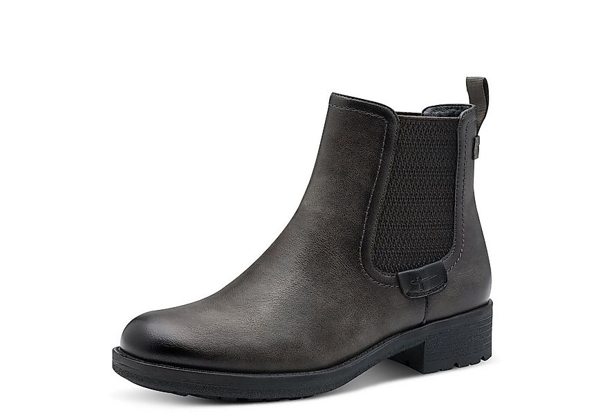 Tamaris Chelseaboots, Blockabsatz, Stiefelette, Schlupfschuh im Used Look günstig online kaufen