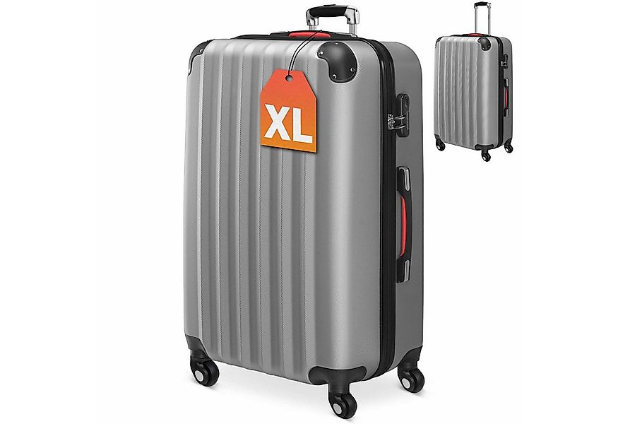 monzana Hartschalen-Trolley, 4 Rollen, Rollkoffer Schloss Reisekoffer Harts günstig online kaufen