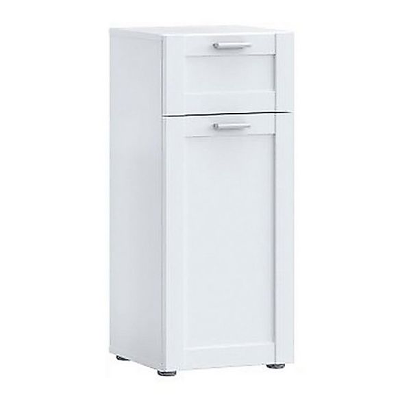 FORTE Unterschrank LOKKO, Weiß matt, 1 Tür, 1 Schublade, B 35 x H 82 x T 31 günstig online kaufen