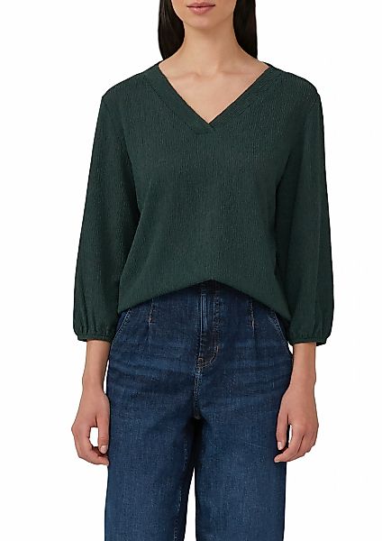 s.Oliver 3/4-Arm-Shirt, mit V-Ausschnitt günstig online kaufen