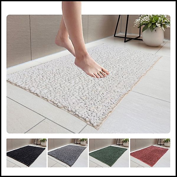 LIVINA HOME Badematte Badteppich rutschfeste Badematten, flauschiger und we günstig online kaufen