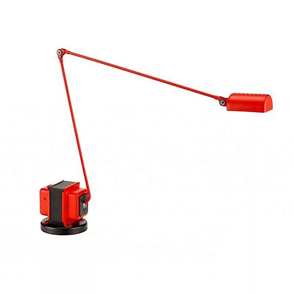 Lumina - Daphine Tavolo LED Schreibtischleuchte - rot matt/BxH 40x35cm/Fuß günstig online kaufen