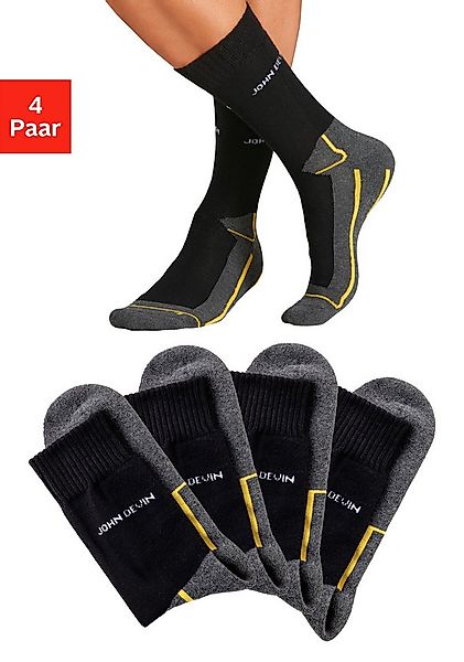 John Devin Funktionssocken (Packung, 4-Paar) mit Sohlen über Zehen und hoch günstig online kaufen