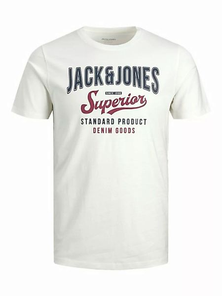 Jack & Jones T-Shirt Herren T-Shirt Rundhals Kurzarm JJELOGO TEE SS O-NECK günstig online kaufen