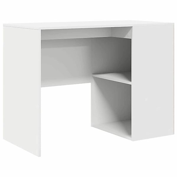 vidaXL Schreibtisch mit Regal Weiß 102 x 50 x 75 cm Holzwerkstoff 869538 günstig online kaufen