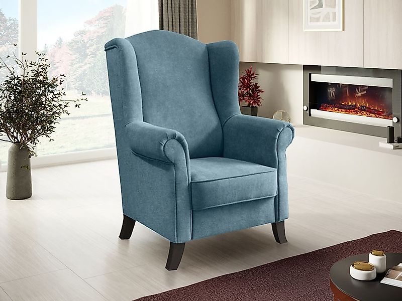 Beautysofa Ohrensessel LEONARDO Sessel Wohnzimmersessel, Fernsehsessel günstig online kaufen
