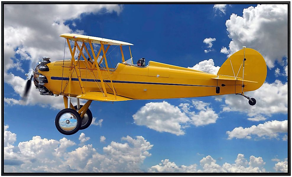 Papermoon Infrarotheizung »Gelbes Flugzeug«, sehr angenehme Strahlungswärme günstig online kaufen