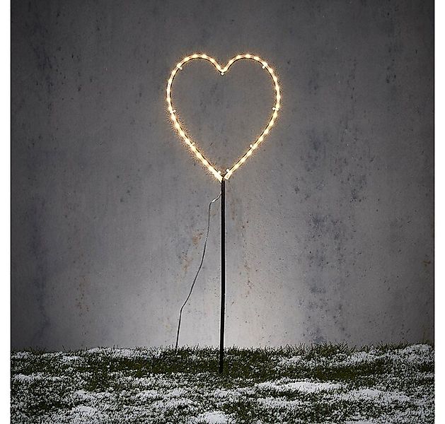 edelman LED Dekolicht Luca Lighting Gartenstecker Metallstab schwarz, LED f günstig online kaufen