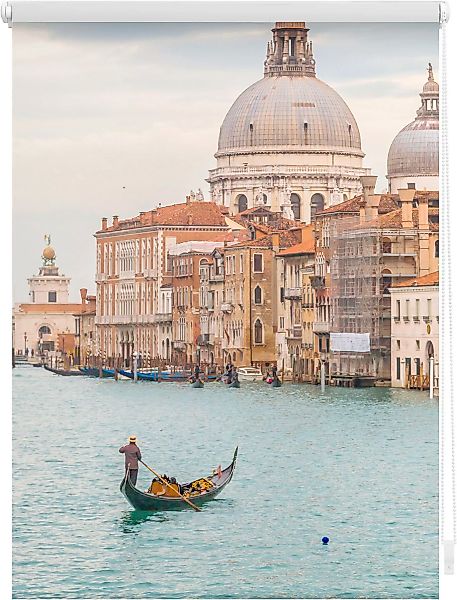 LICHTBLICK ORIGINAL Seitenzugrollo »Klemmfix Motiv Venedig Canal Grande«, L günstig online kaufen