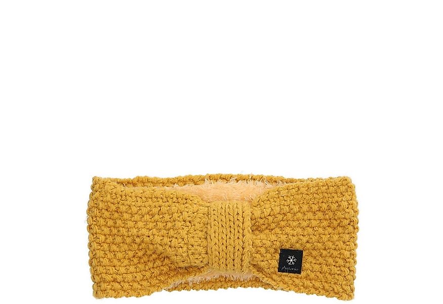 Antonio Strickmütze Antonio Damen Strick Stirnband mit Fleece yellow (1-St) günstig online kaufen