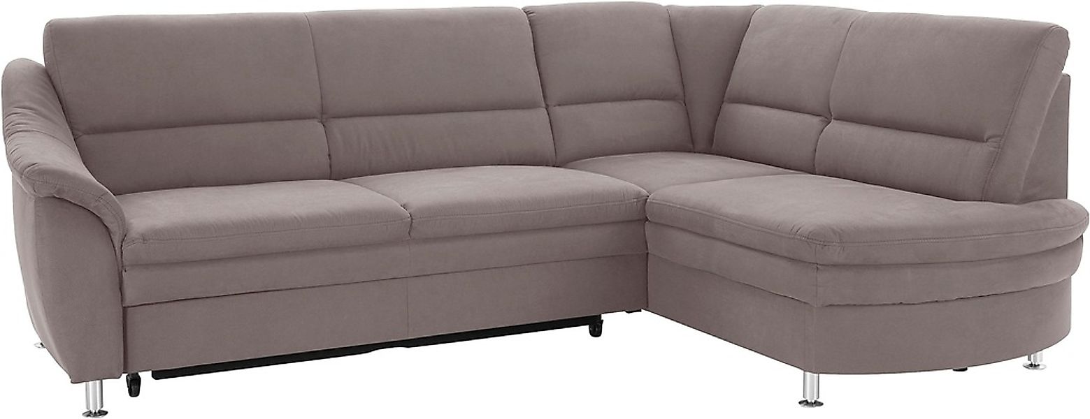 sit&more Ecksofa »Cardoso L-Form«, mit Federkern, wahlweise mit Bettfunktio günstig online kaufen