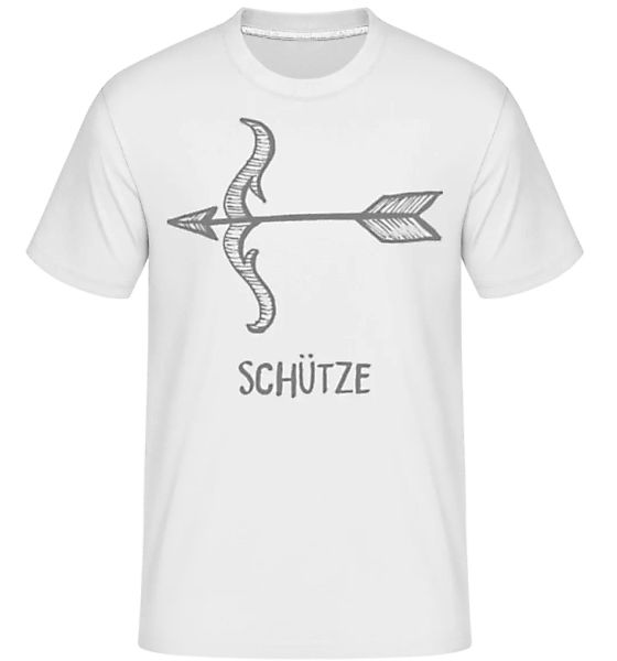 Kritzel Stil Sternzeichen Schütze · Shirtinator Männer T-Shirt günstig online kaufen