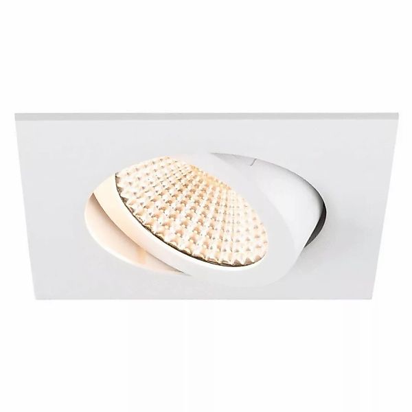 LED Deckeneinbauleuchte New Tria in Weiß 8,3W 705lm 60° 82mm eckig günstig online kaufen