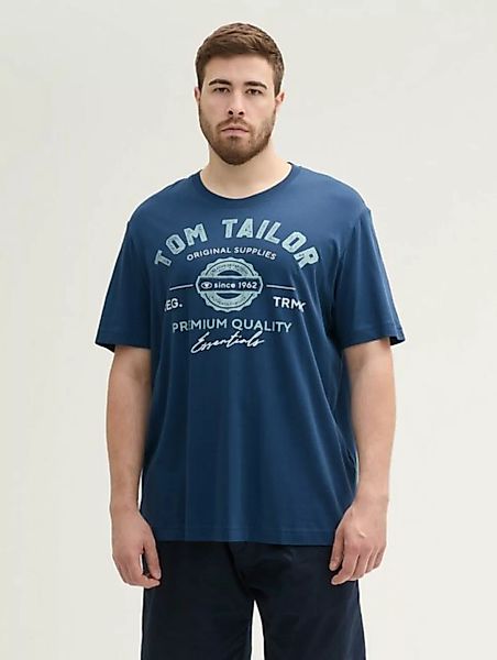 TOM TAILOR PLUS T-Shirt Plus Size - T-Shirt mit Logo Print günstig online kaufen