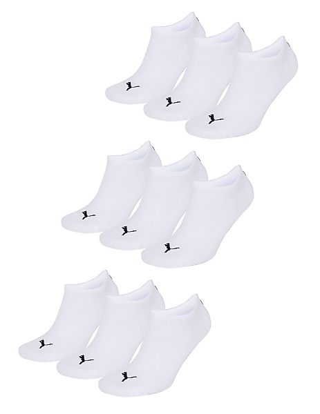 Puma Invisible Unisex Sneakers Socken 9er Set 9 Paar - Weiß / Sockengröße: günstig online kaufen