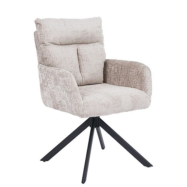 HOME DELUXE Esszimmerstuhl mit Armlehne ALUNA günstig online kaufen