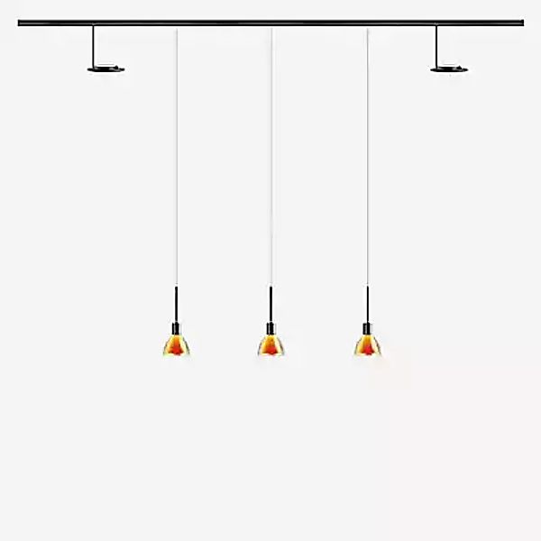 Bruck Silva Pendelleuchte und Up Strahler LED All-in Set - 5-flammig, schwa günstig online kaufen